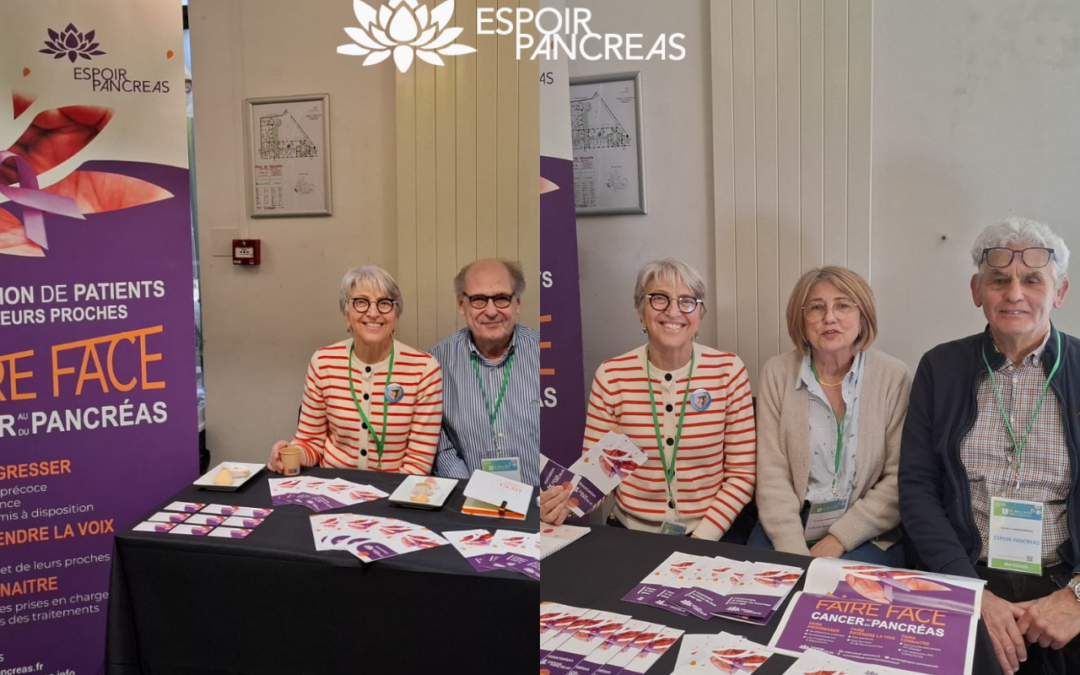 Retour en image sur notre stand d’information lors des « Rencontres de la Nutrition » à l’Institut Curie.