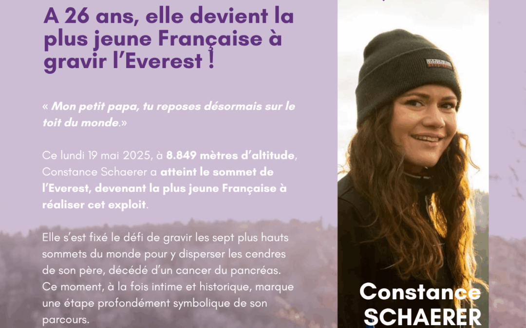 A 26 ans, elle devient la plus jeune Française à gravir l’Everest