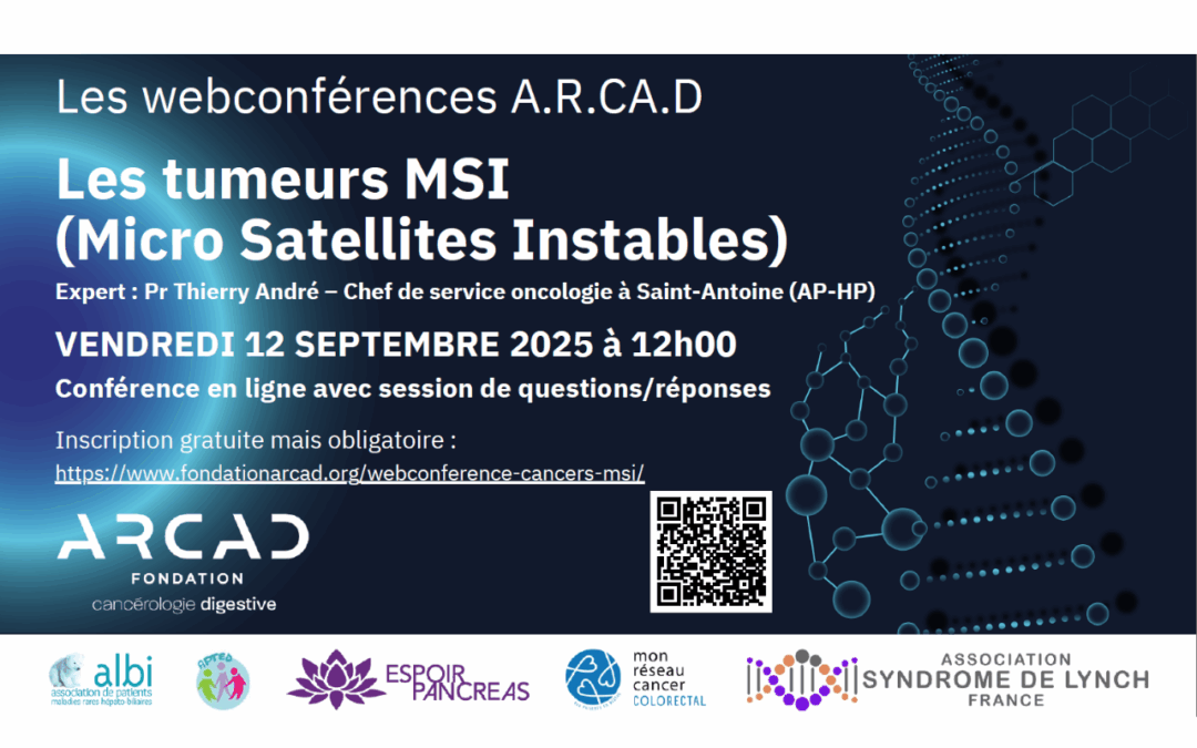 Webconférence A.R.CA.D – Les tumeurs MSI